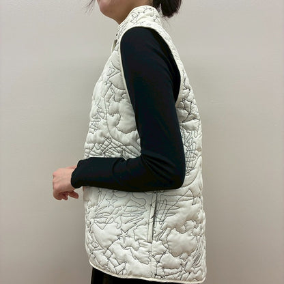 ATELIER SIXｱｰﾄ刺繍PADDEDﾍﾞｽﾄ