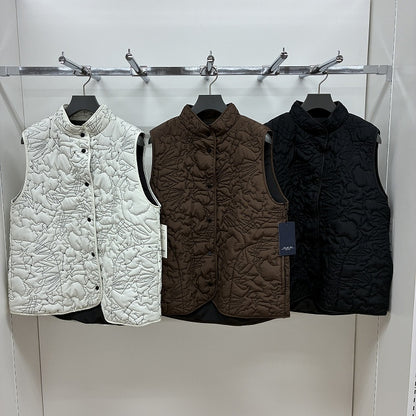 ATELIER SIXｱｰﾄ刺繍PADDEDﾍﾞｽﾄ