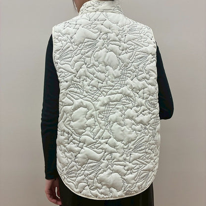 ATELIER SIXｱｰﾄ刺繍PADDEDﾍﾞｽﾄ